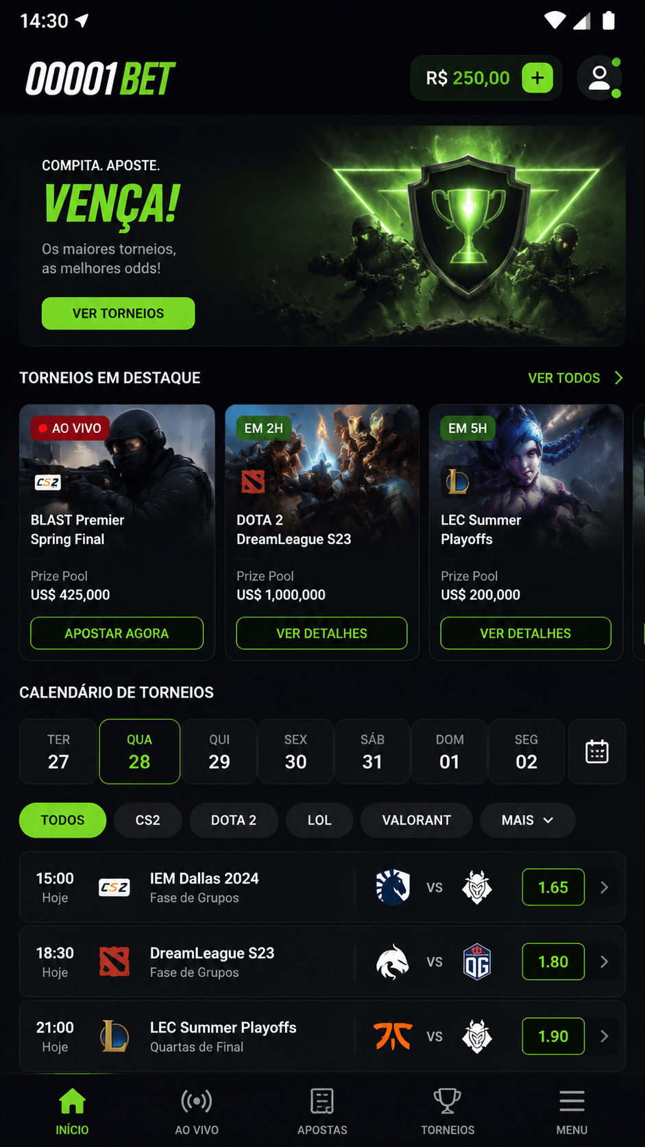 00001bet screenshot