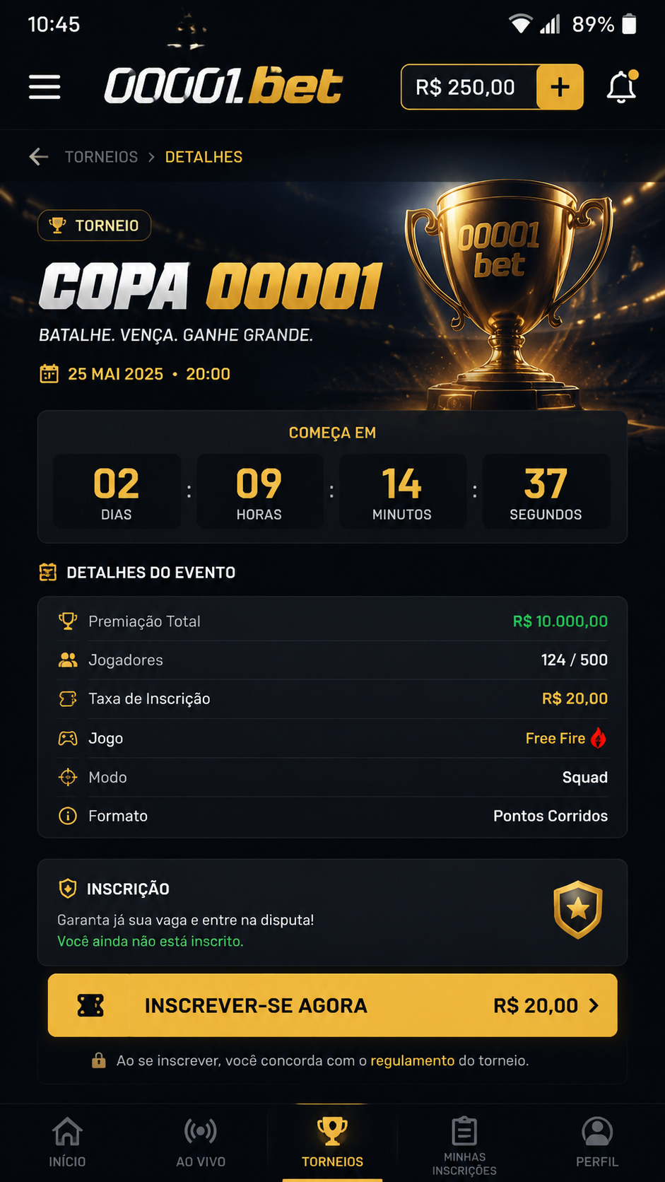 00001bet screenshot