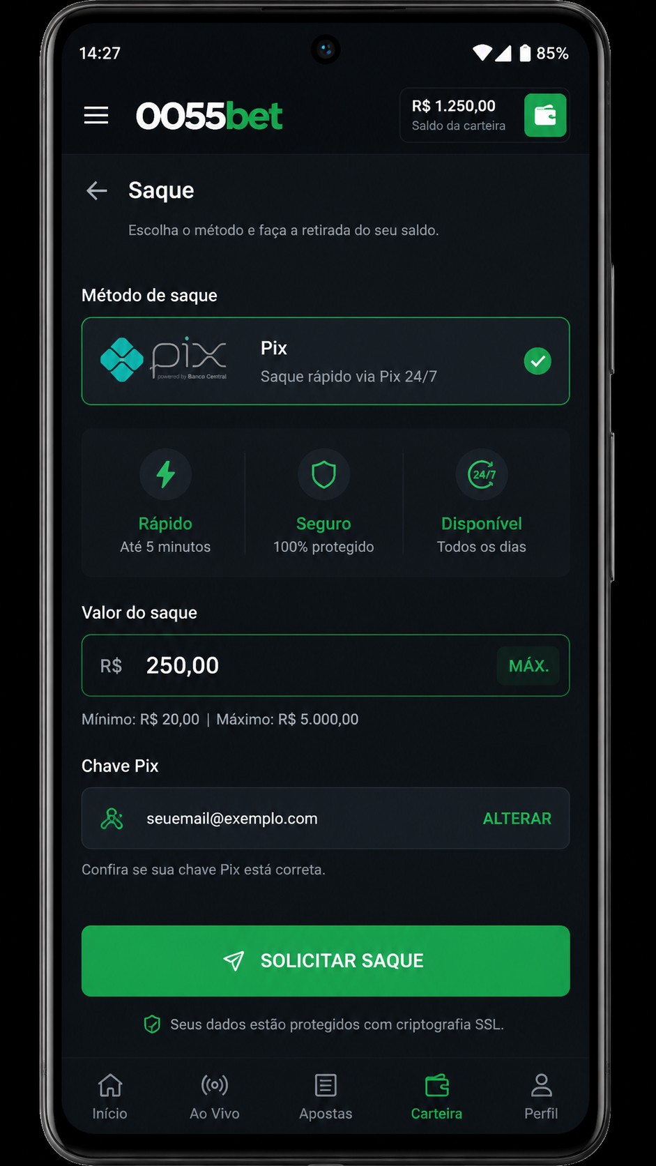 0055bet screenshot