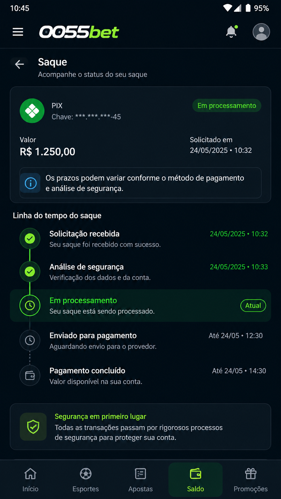 0055bet screenshot