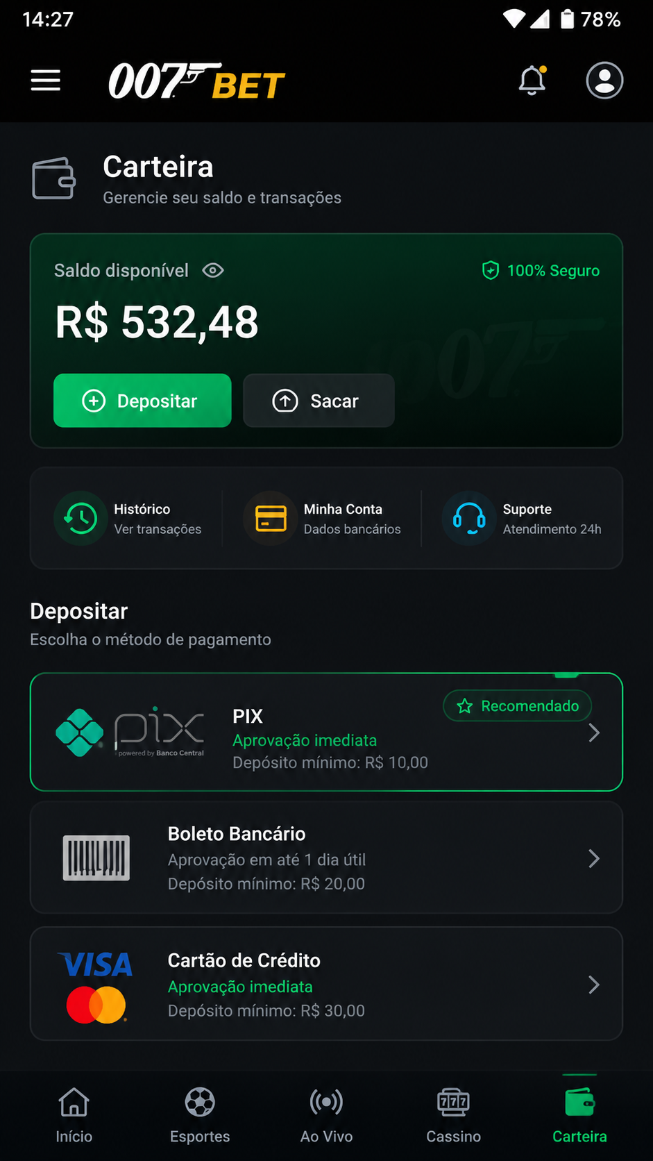 007bet screenshot