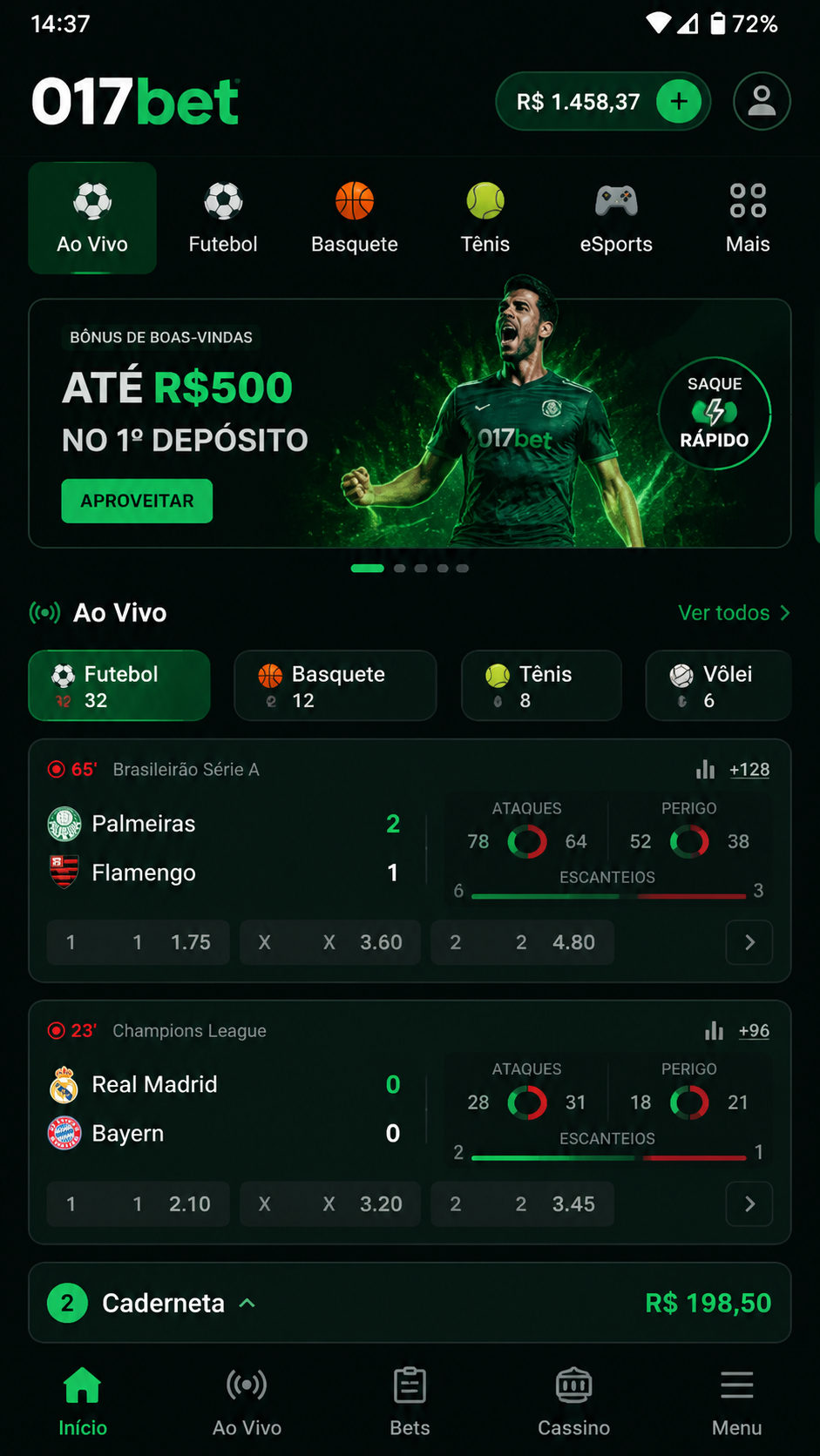 017bet screenshot