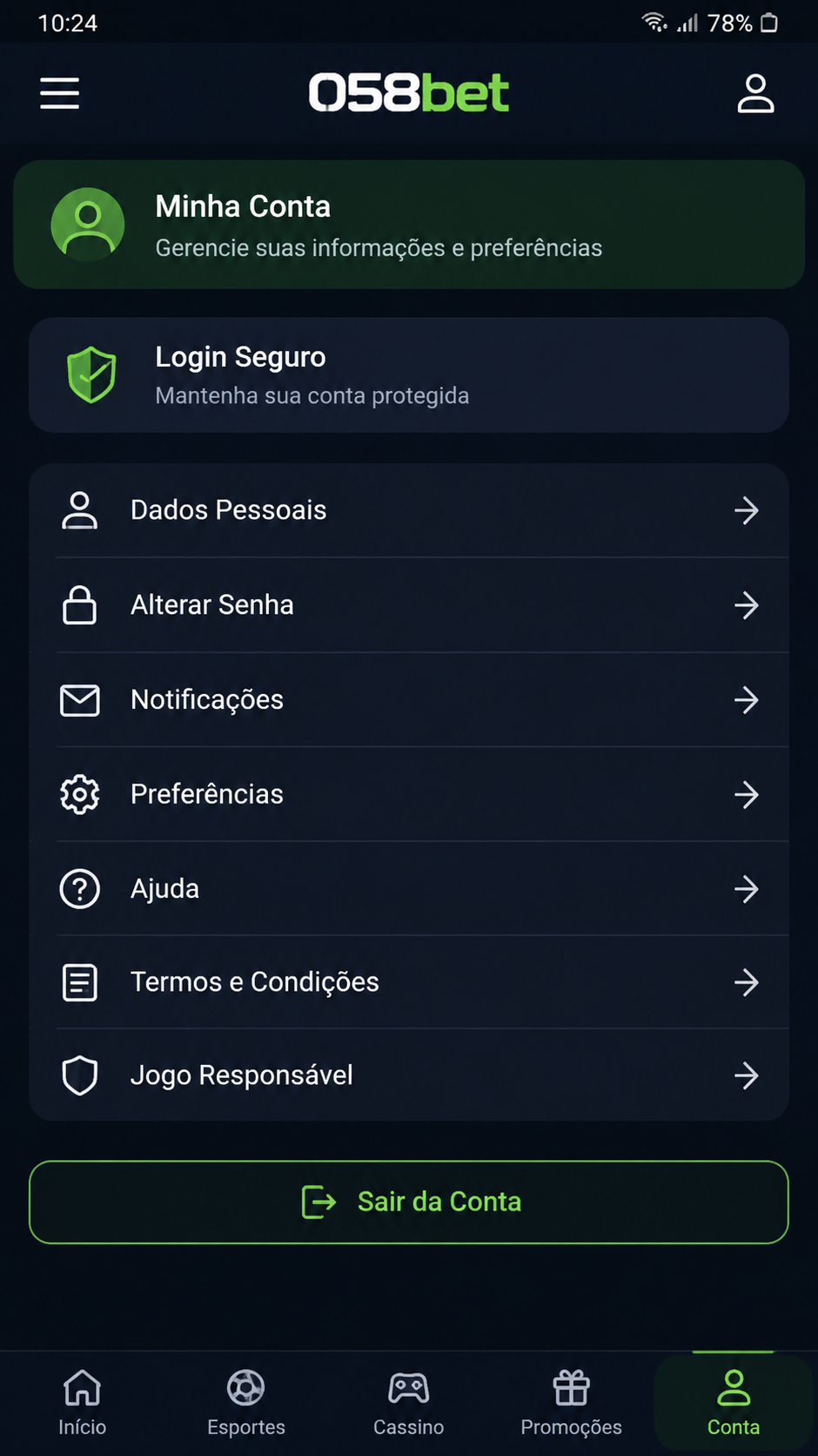 058bet screenshot