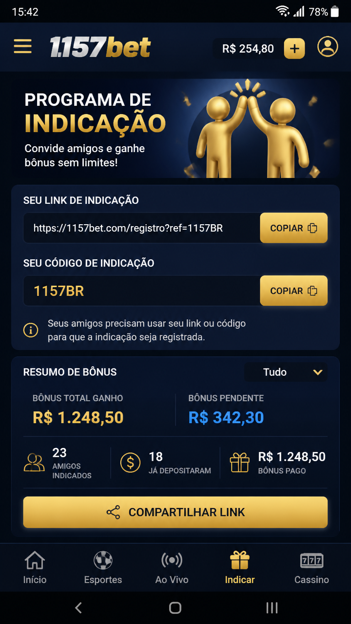 1157bet screenshot