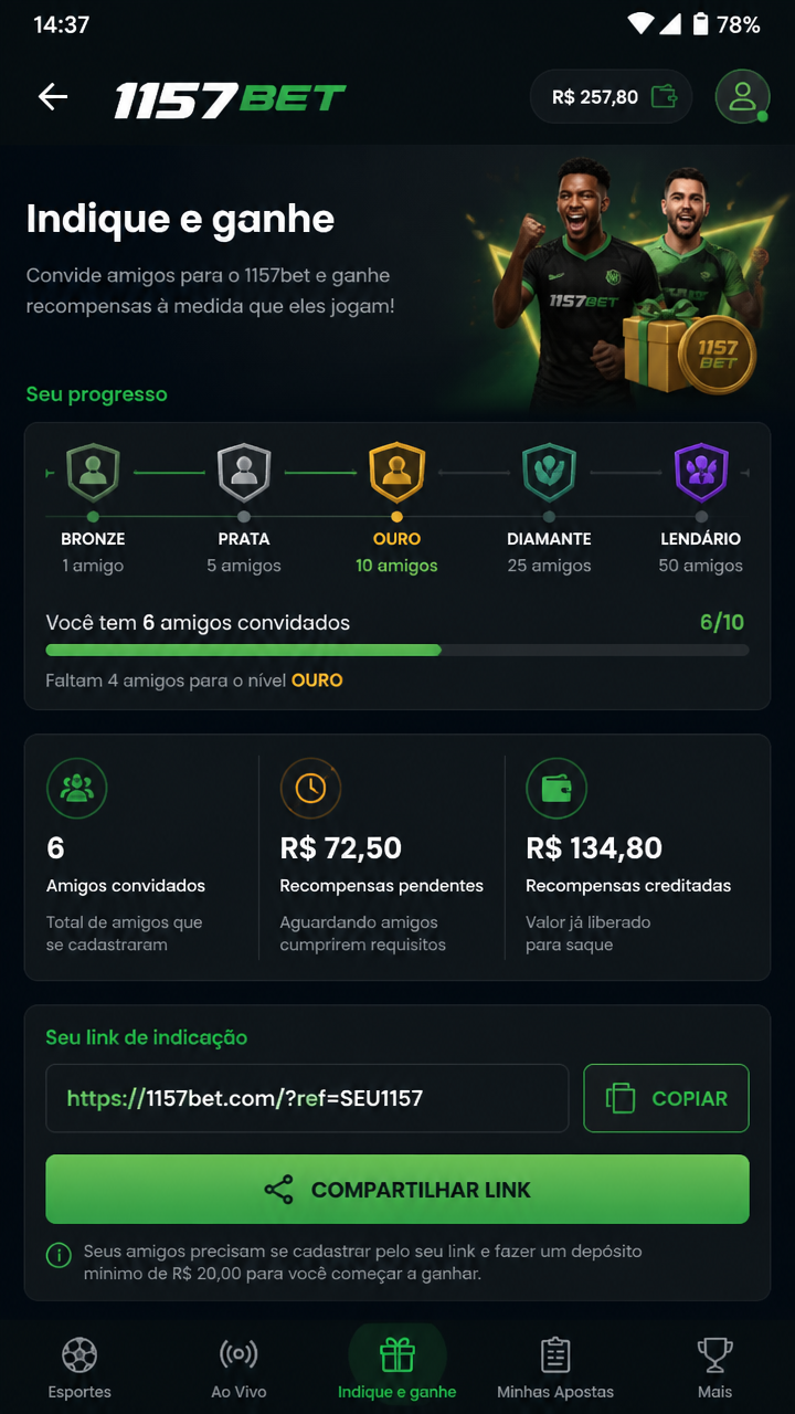 1157bet screenshot