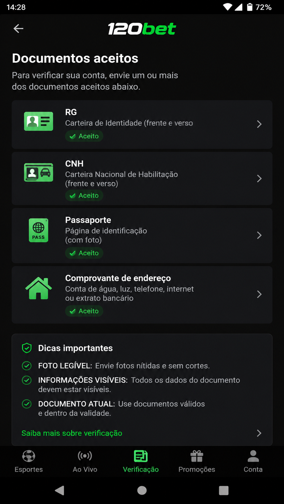 120bet screenshot