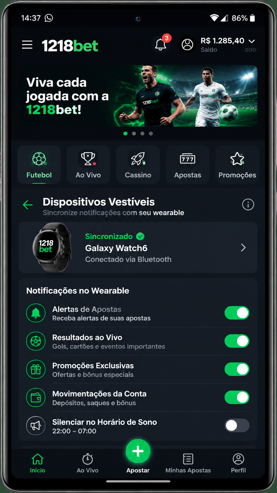 1218bet screenshot