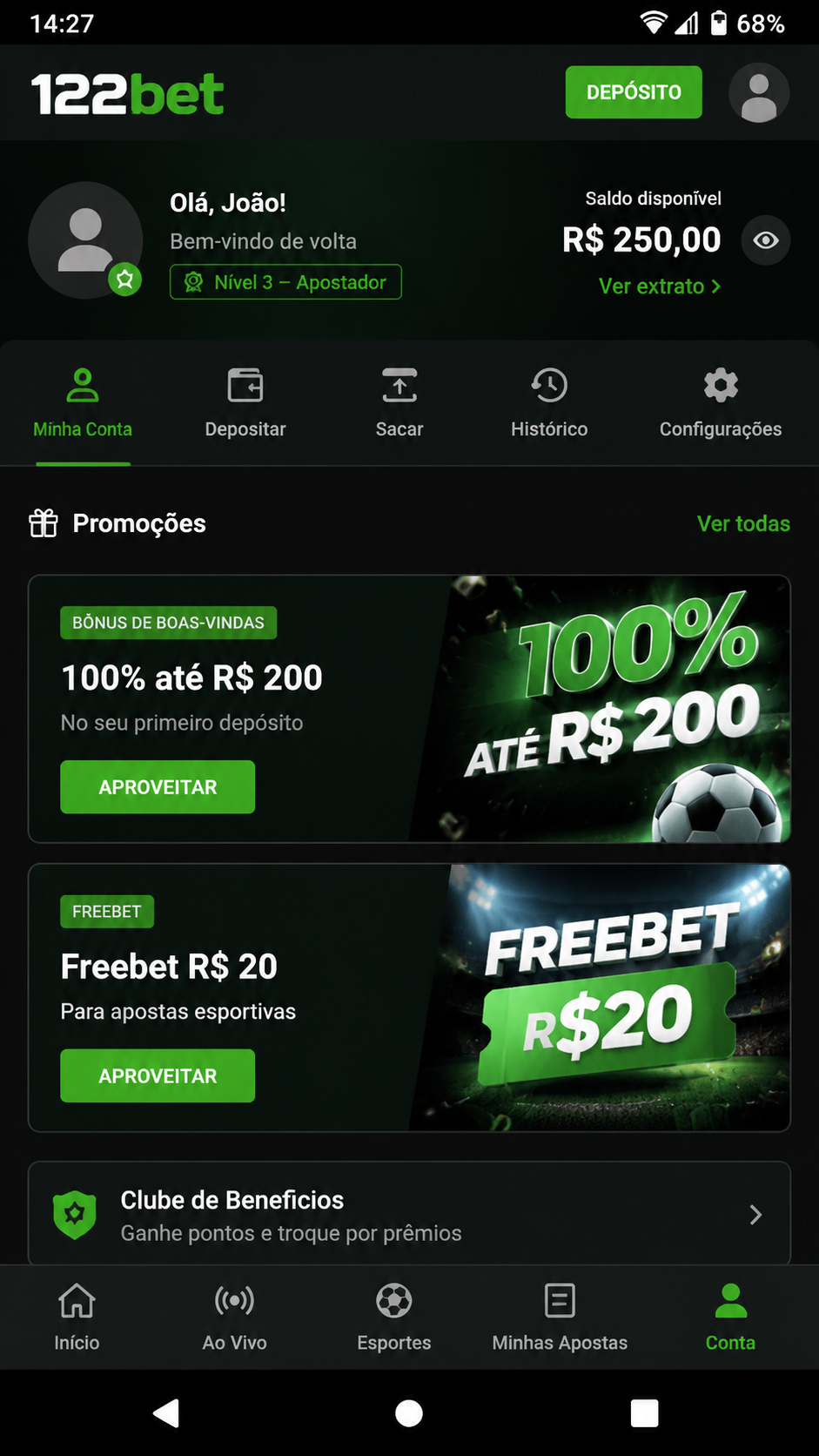 122bet screenshot