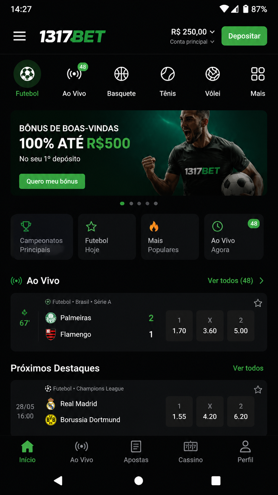 1317bet screenshot