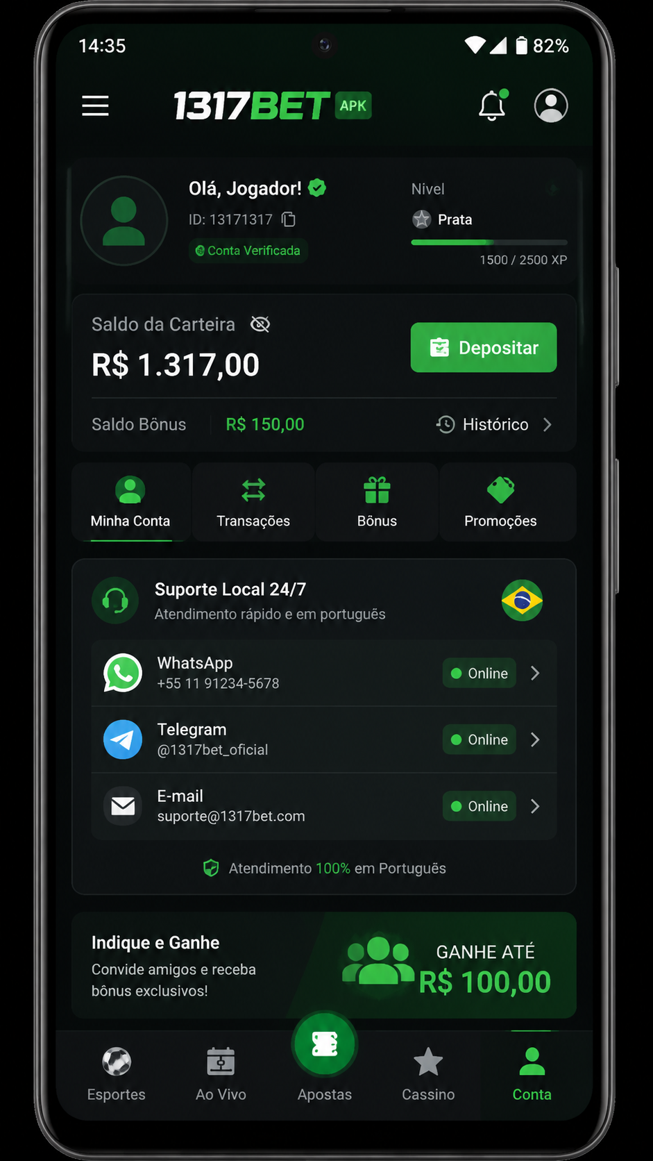 1317bet screenshot