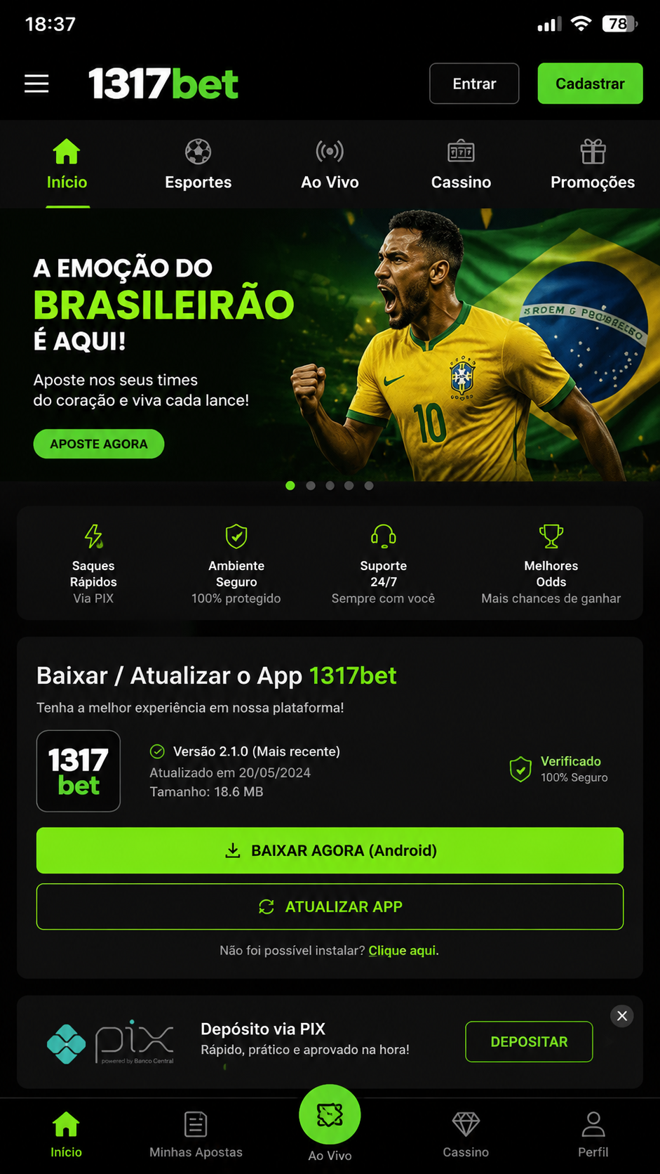 1317bet screenshot