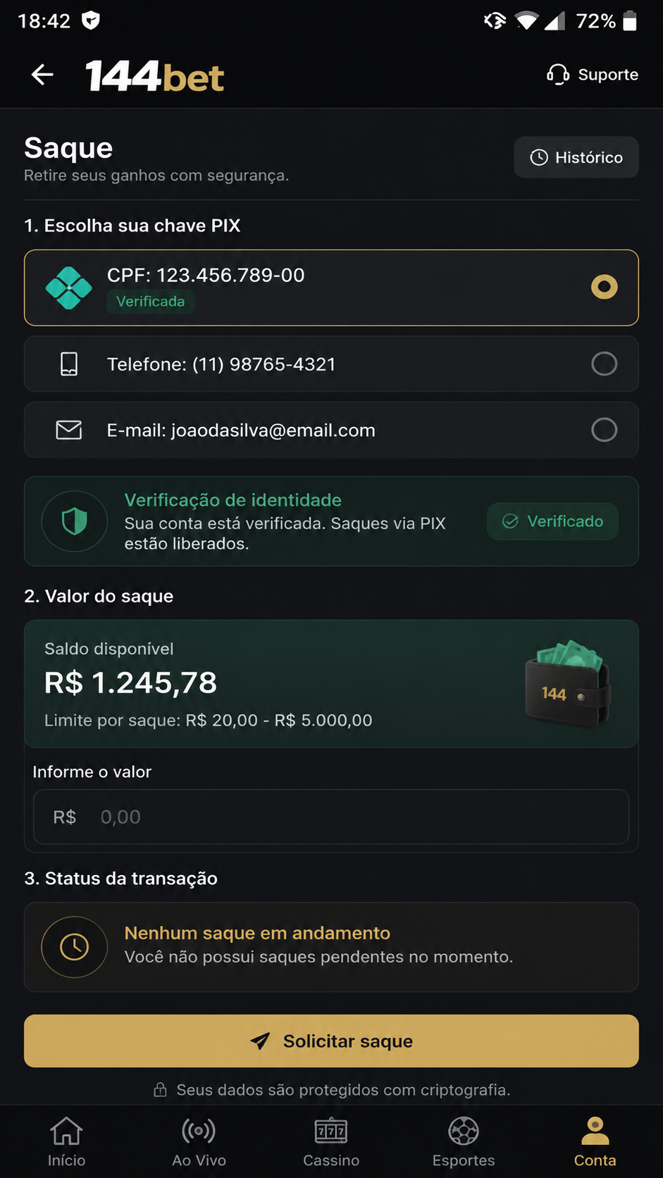 144bet screenshot