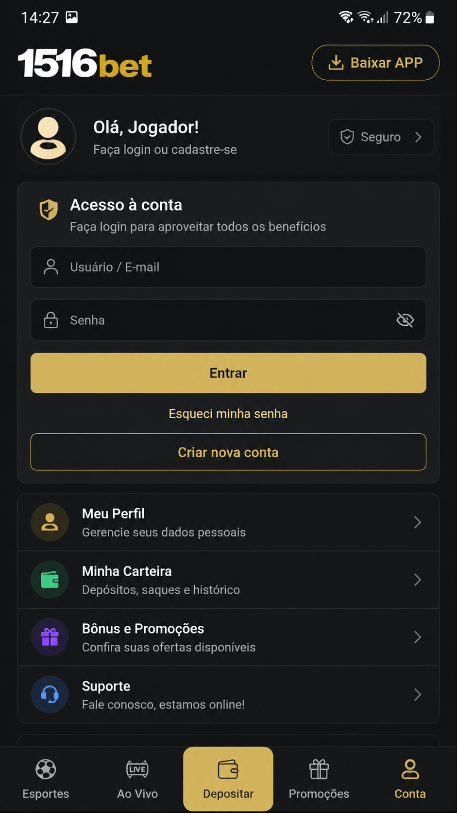 1516bet screenshot