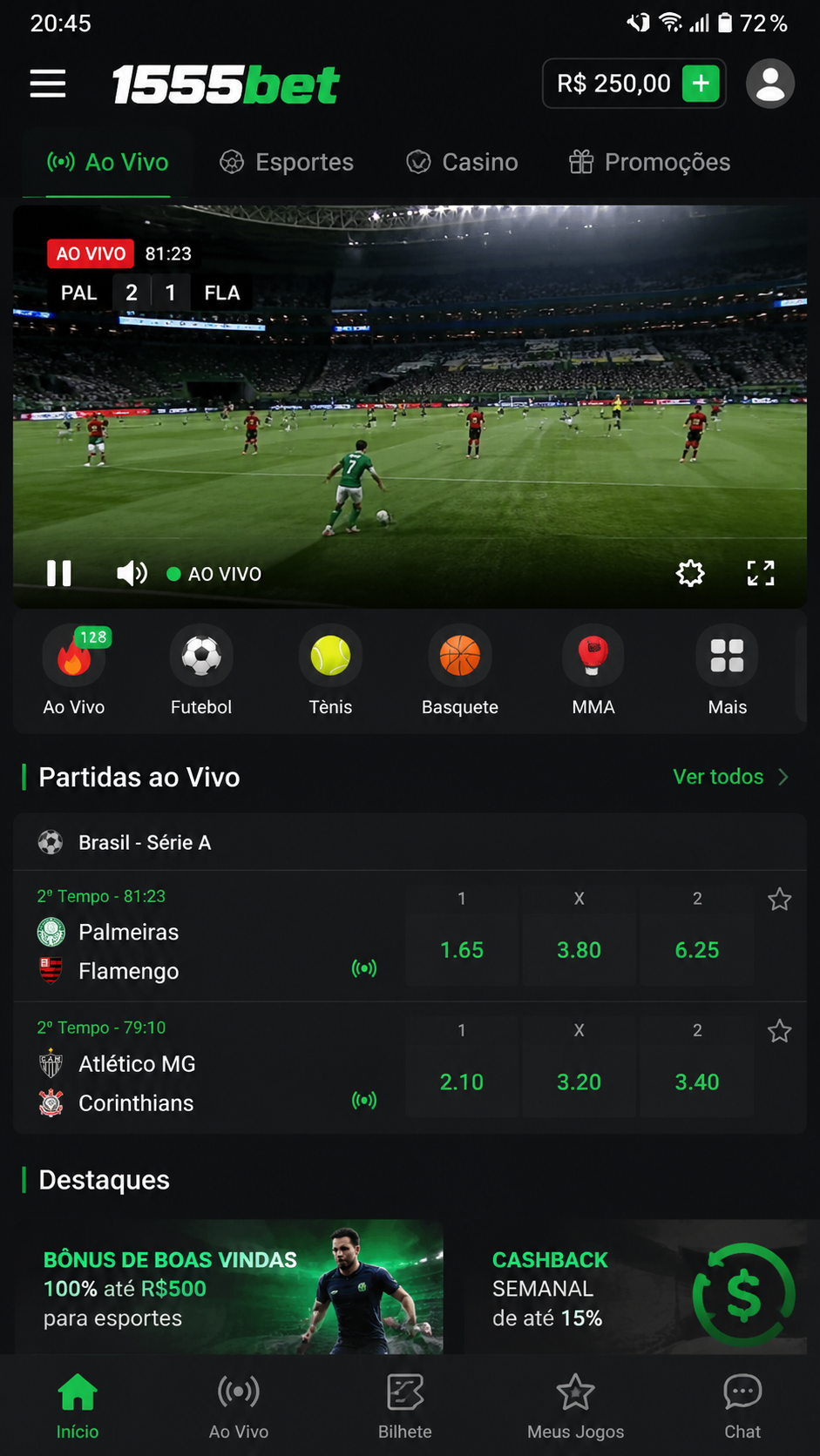 1555bet screenshot
