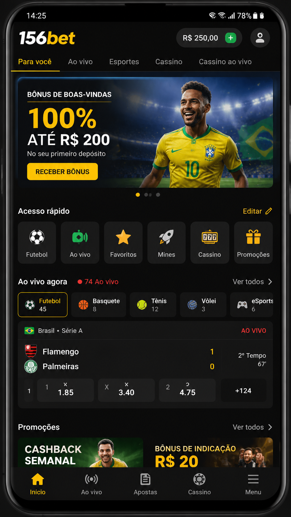 156bet screenshot