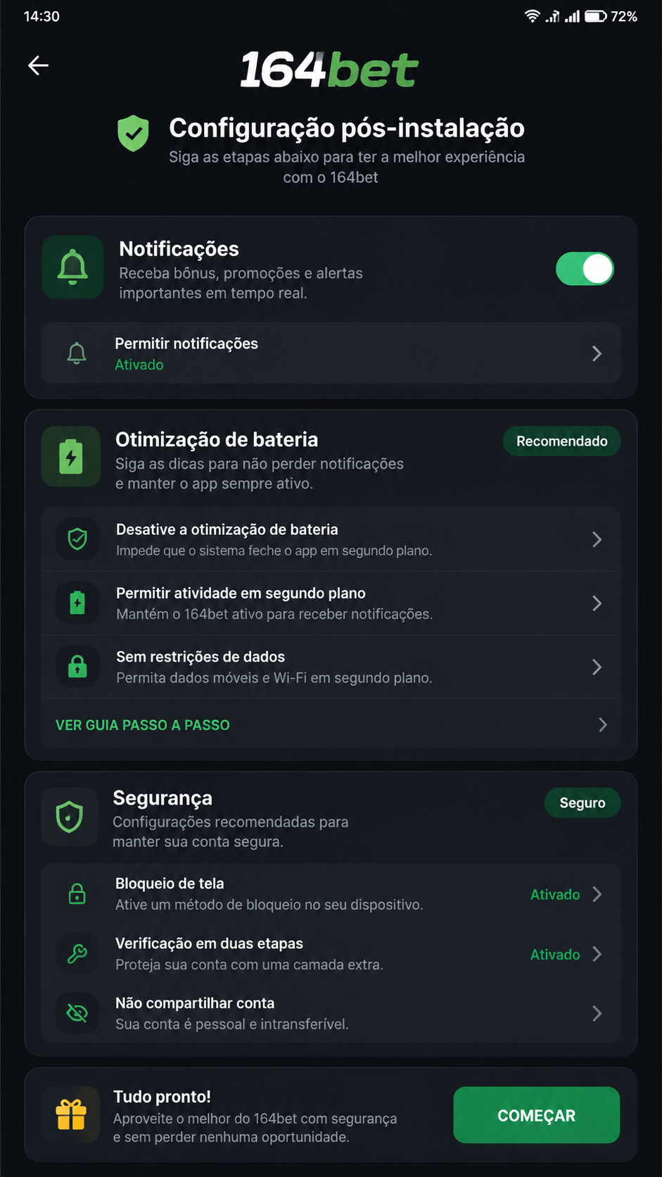 164bet screenshot