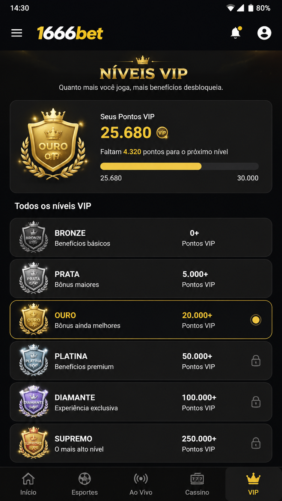 1666bet screenshot
