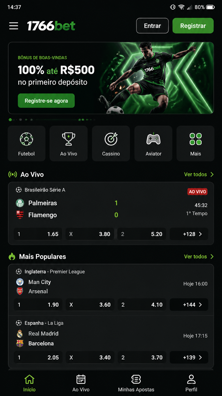 1766bet screenshot
