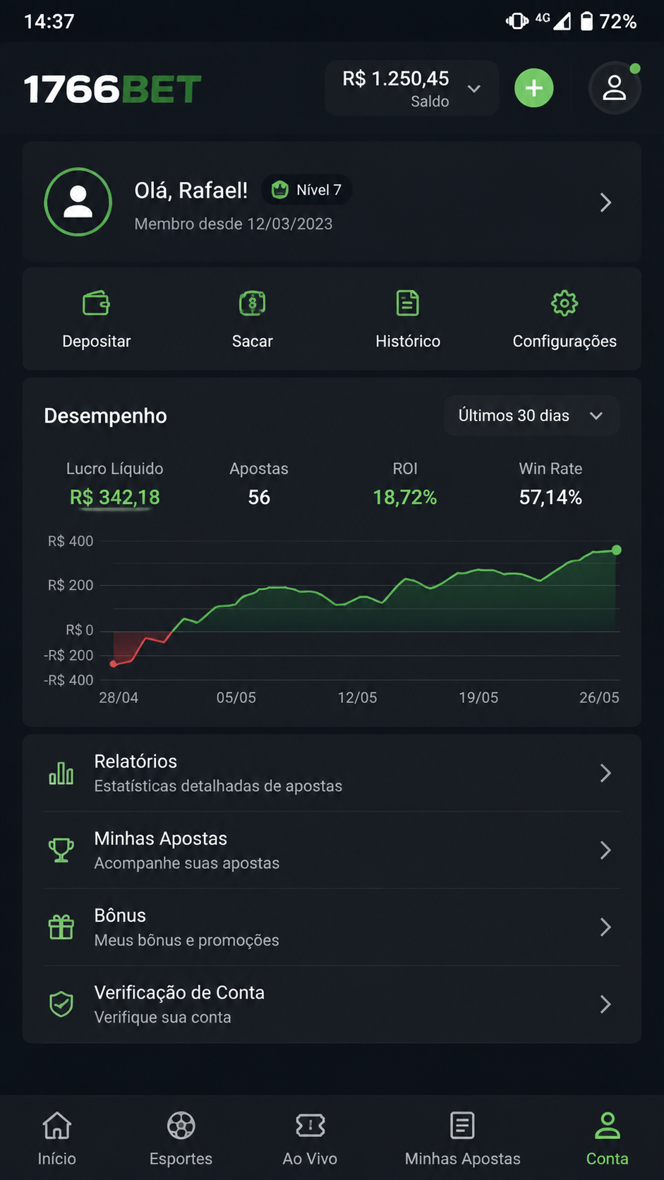 1766bet screenshot