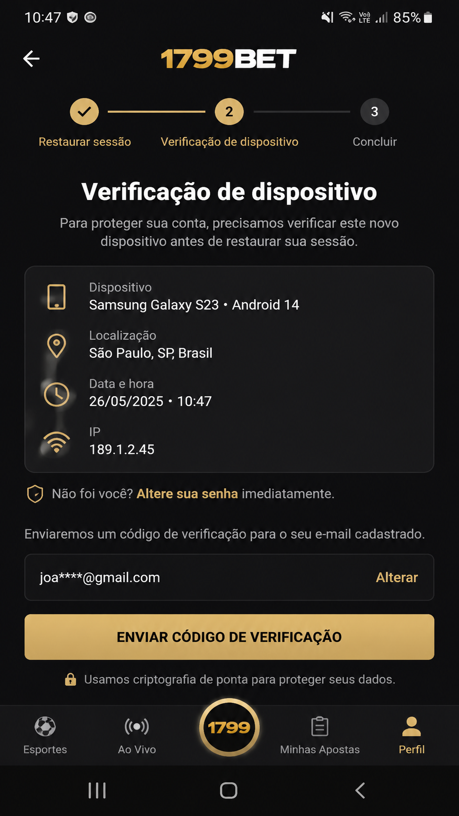 1799bet screenshot