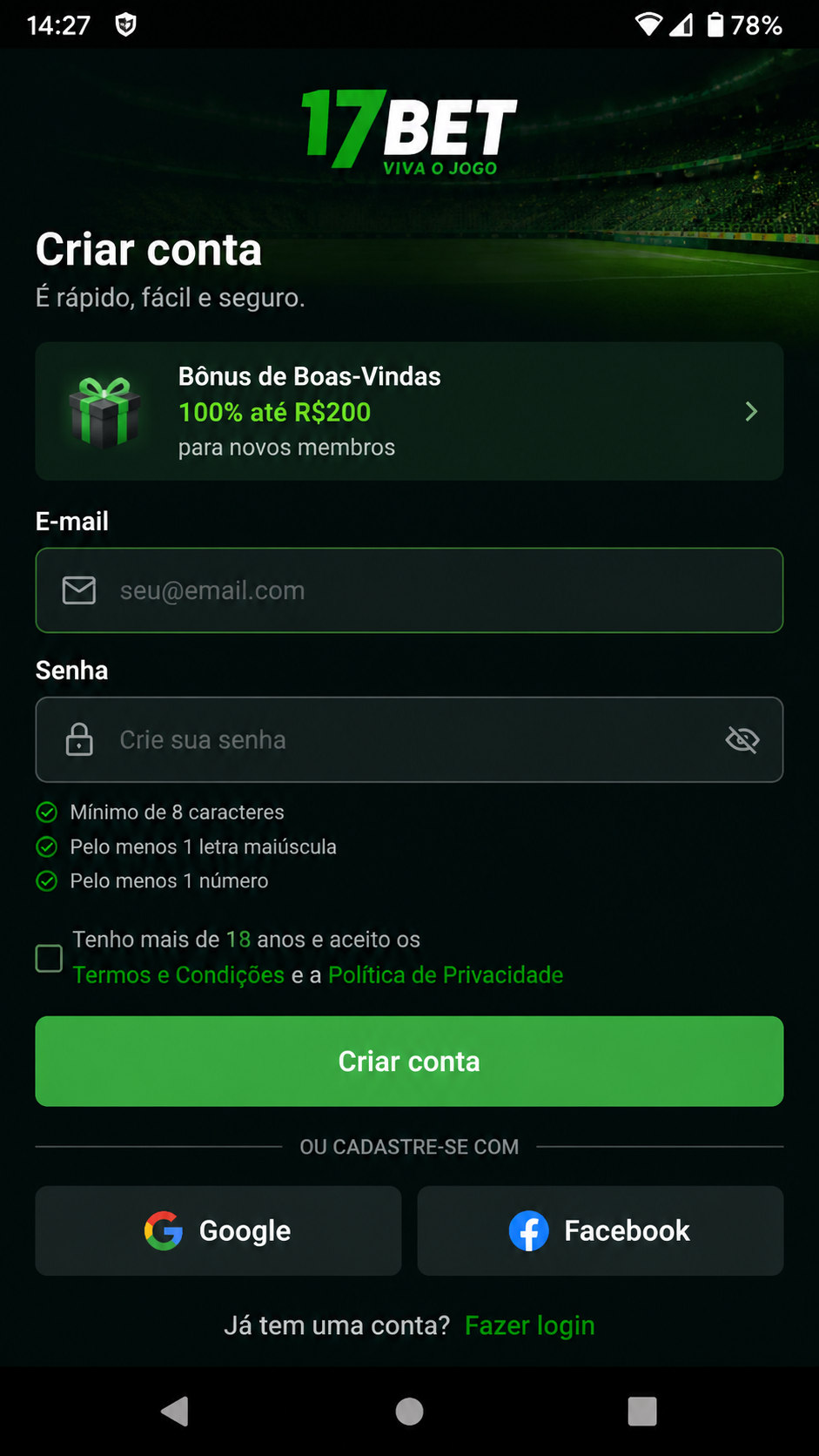 17bet screenshot