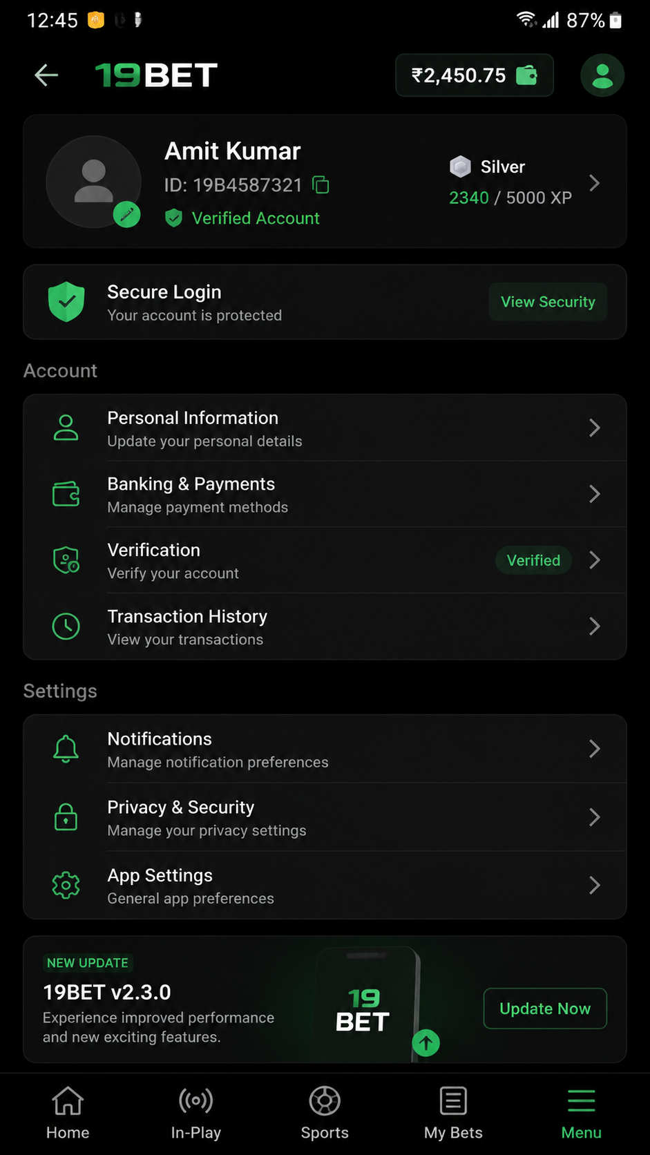 19bet screenshot