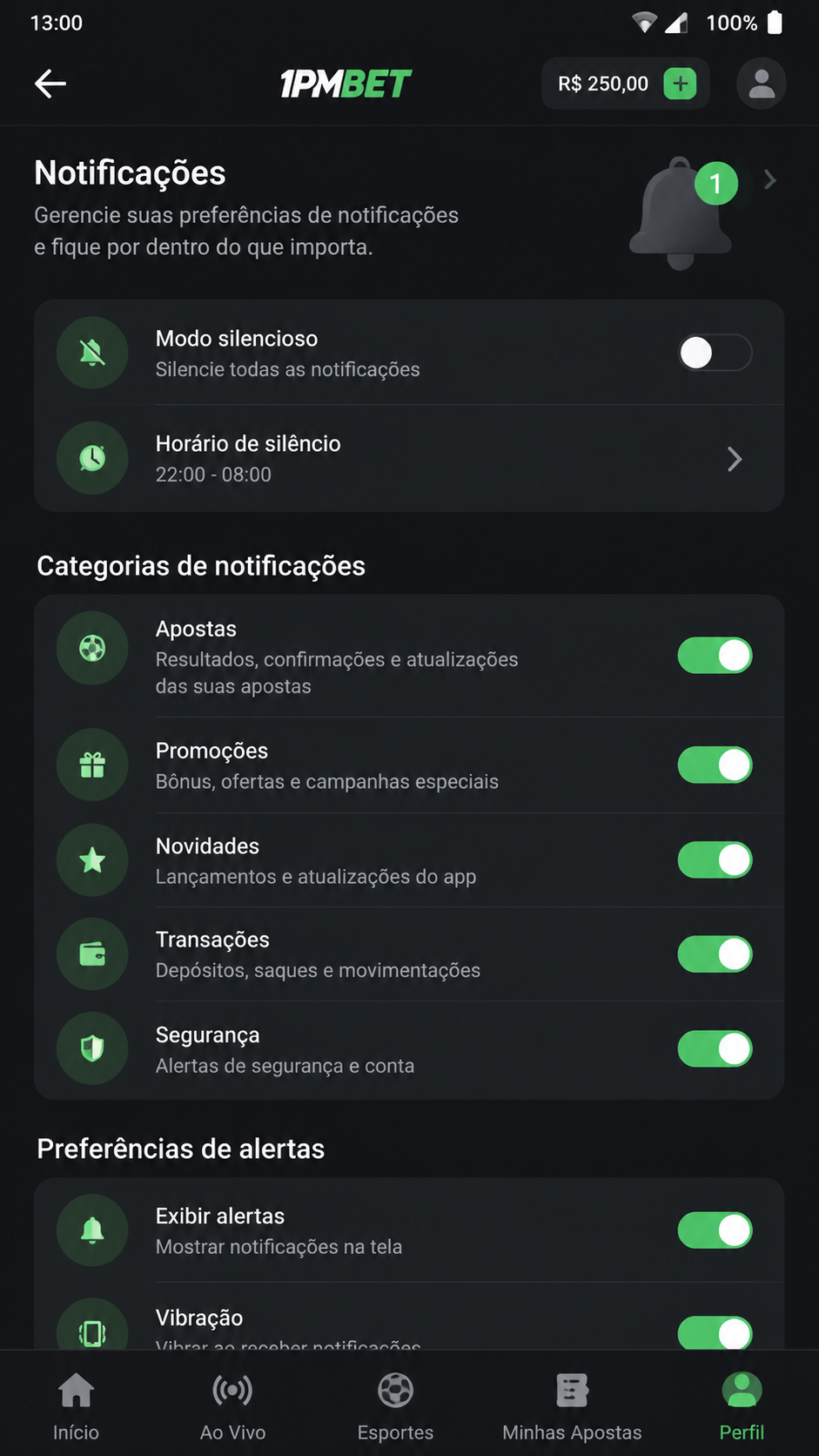 1PMBet screenshot
