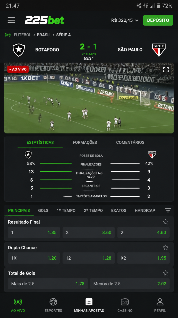 225bet screenshot
