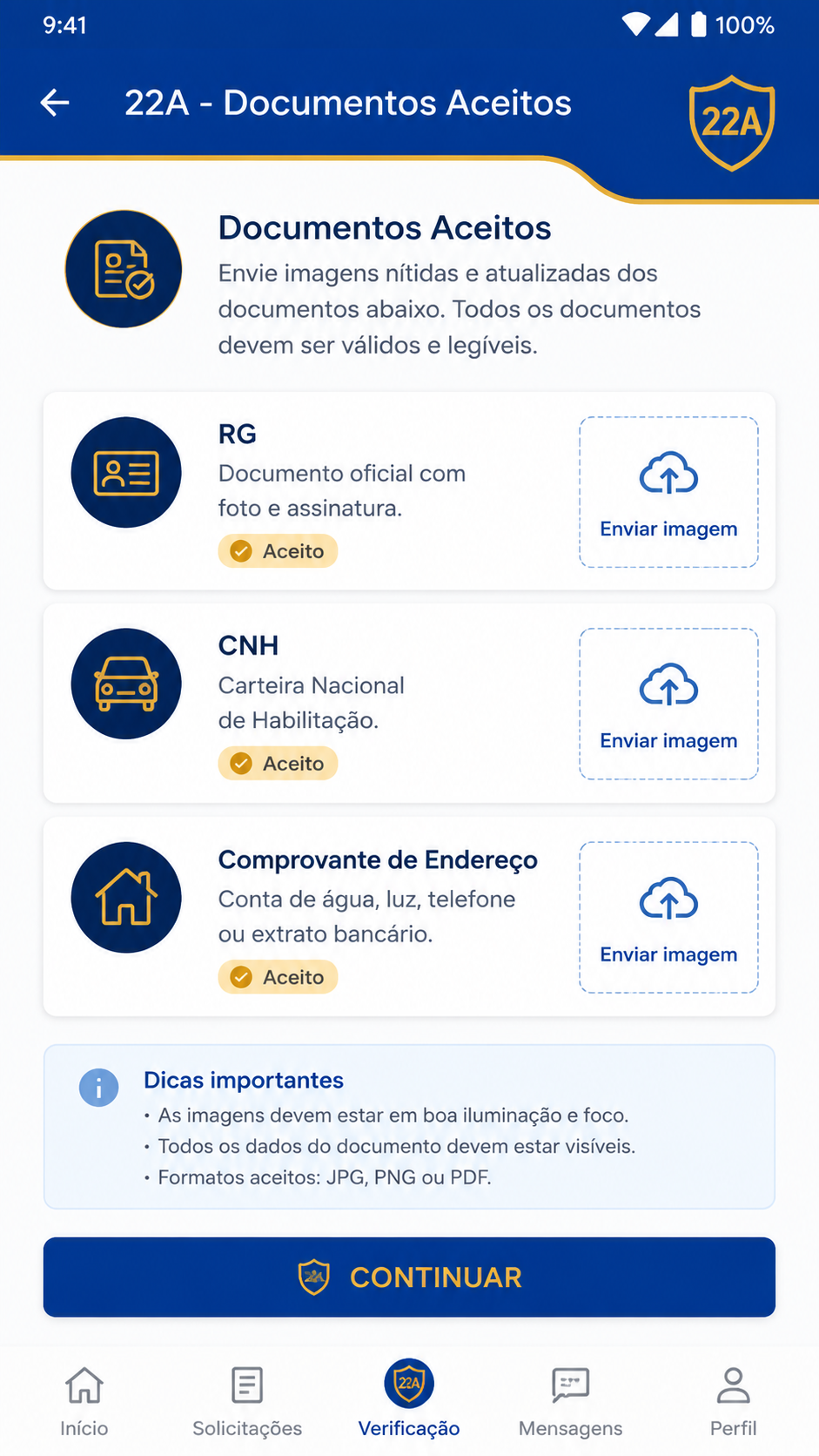 22A screenshot