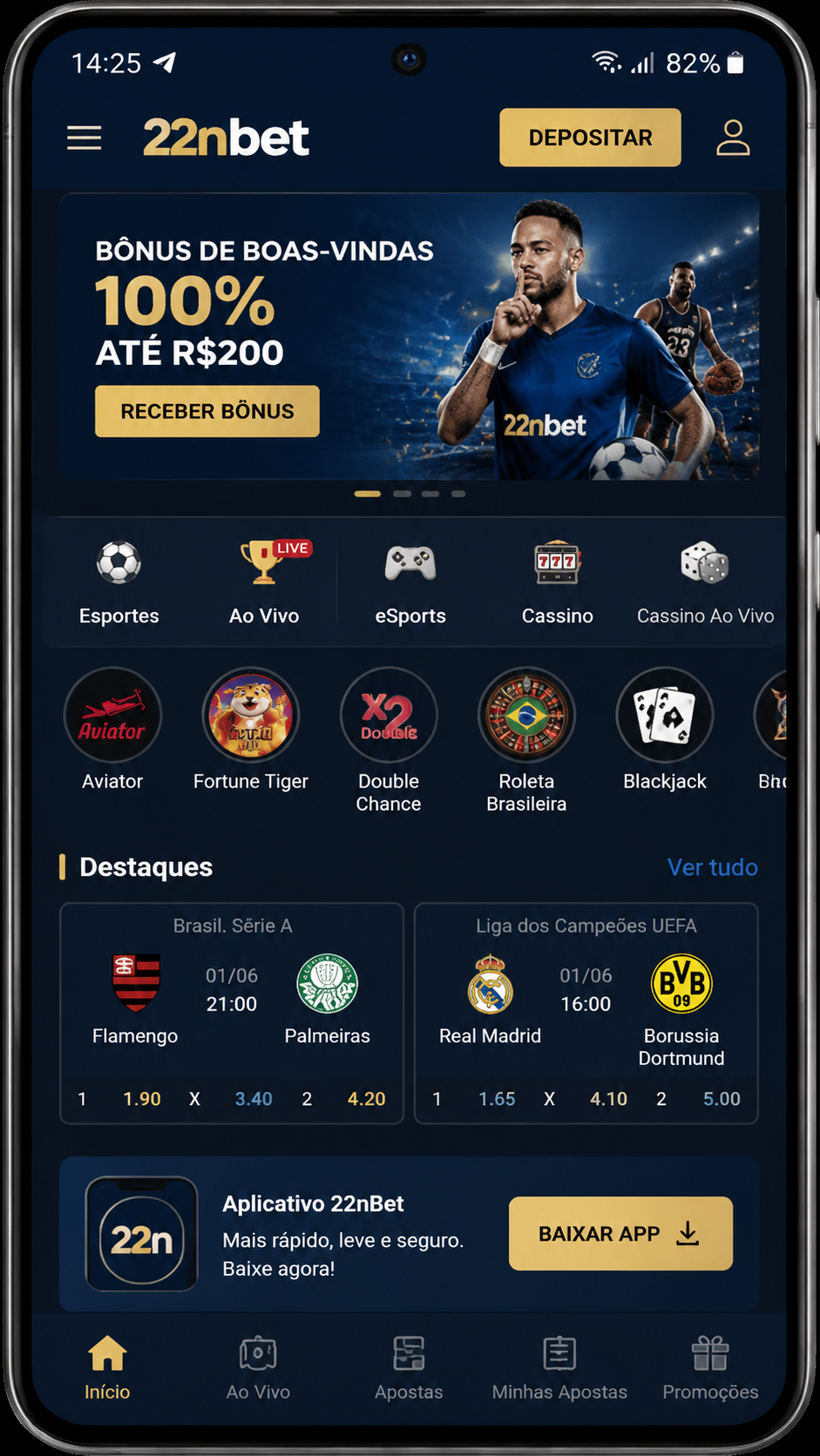 22nbet screenshot