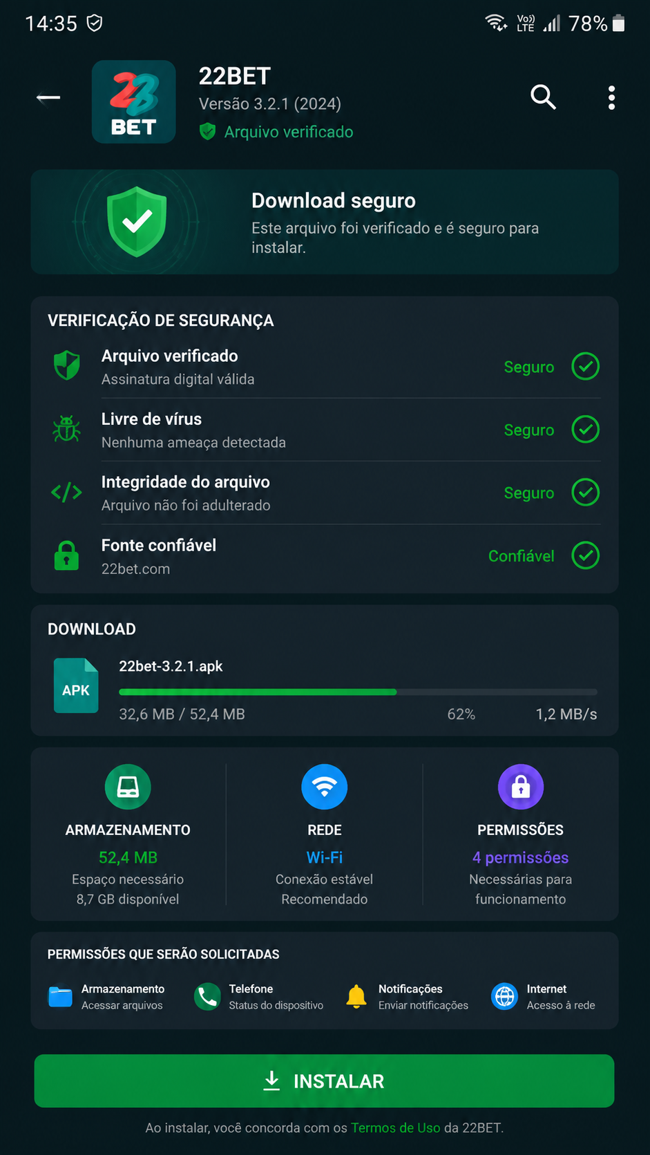 22nbet screenshot