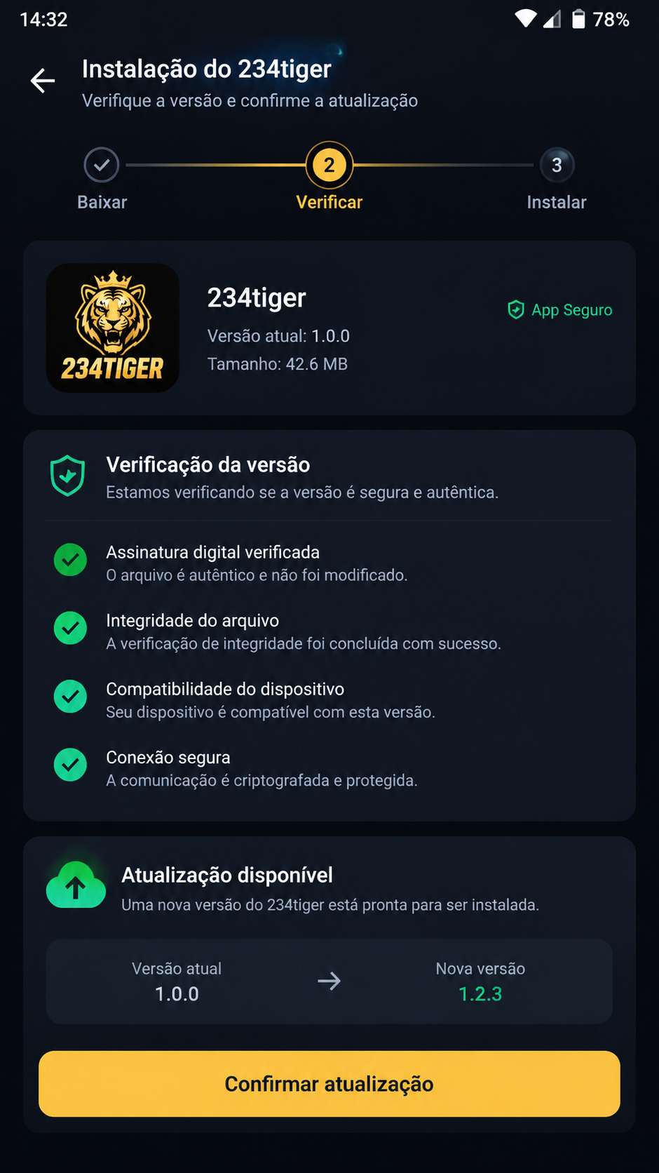 234tiger screenshot