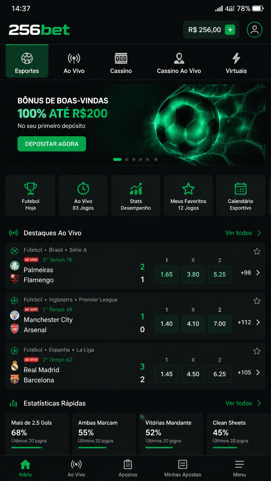 256bet screenshot