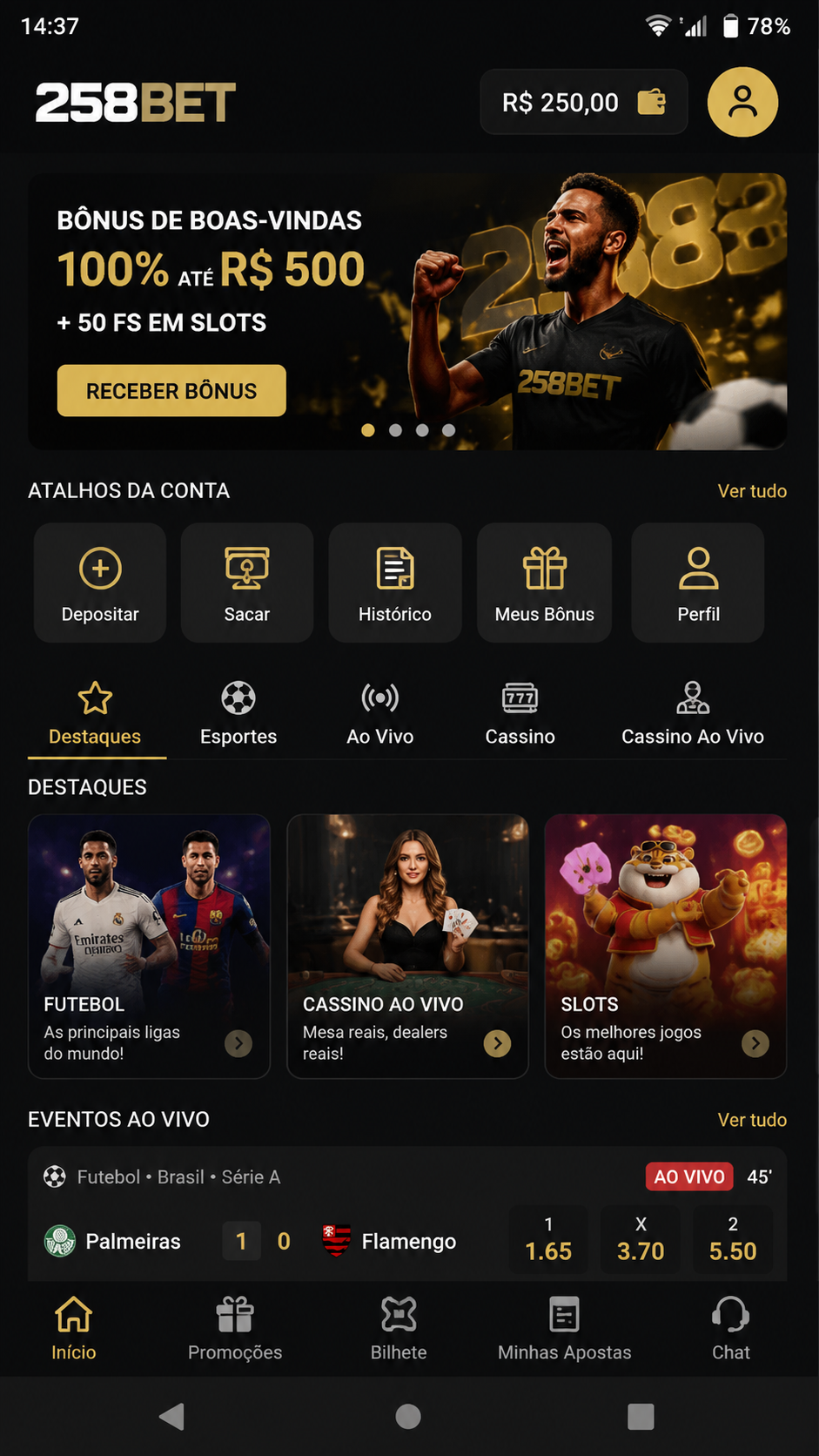 258bet screenshot