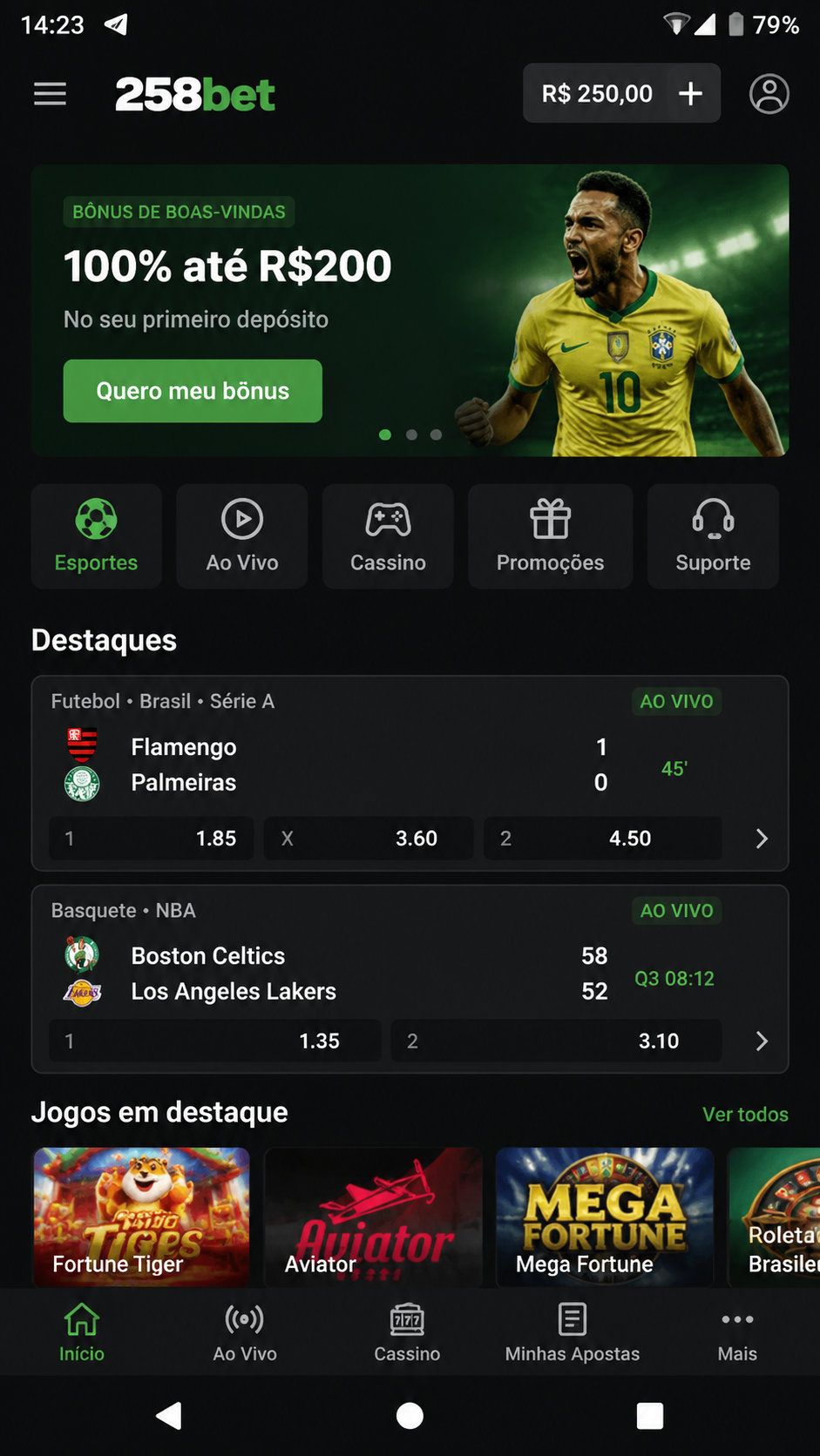 258bet screenshot