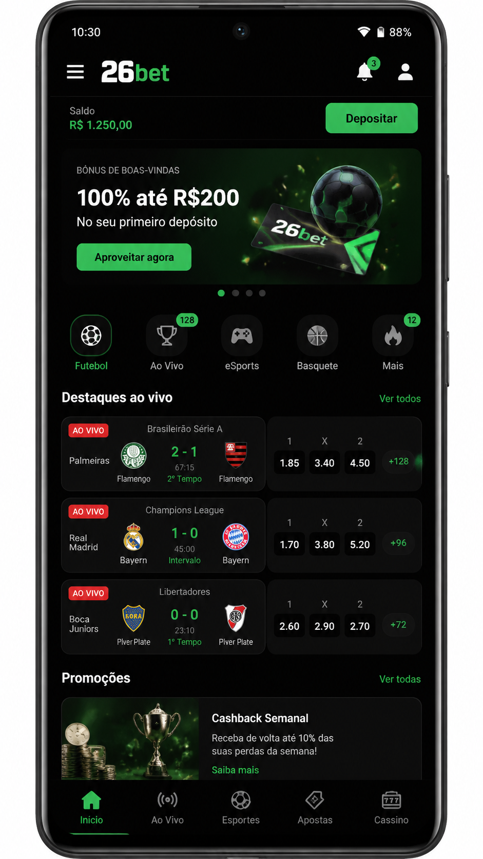 26bet screenshot