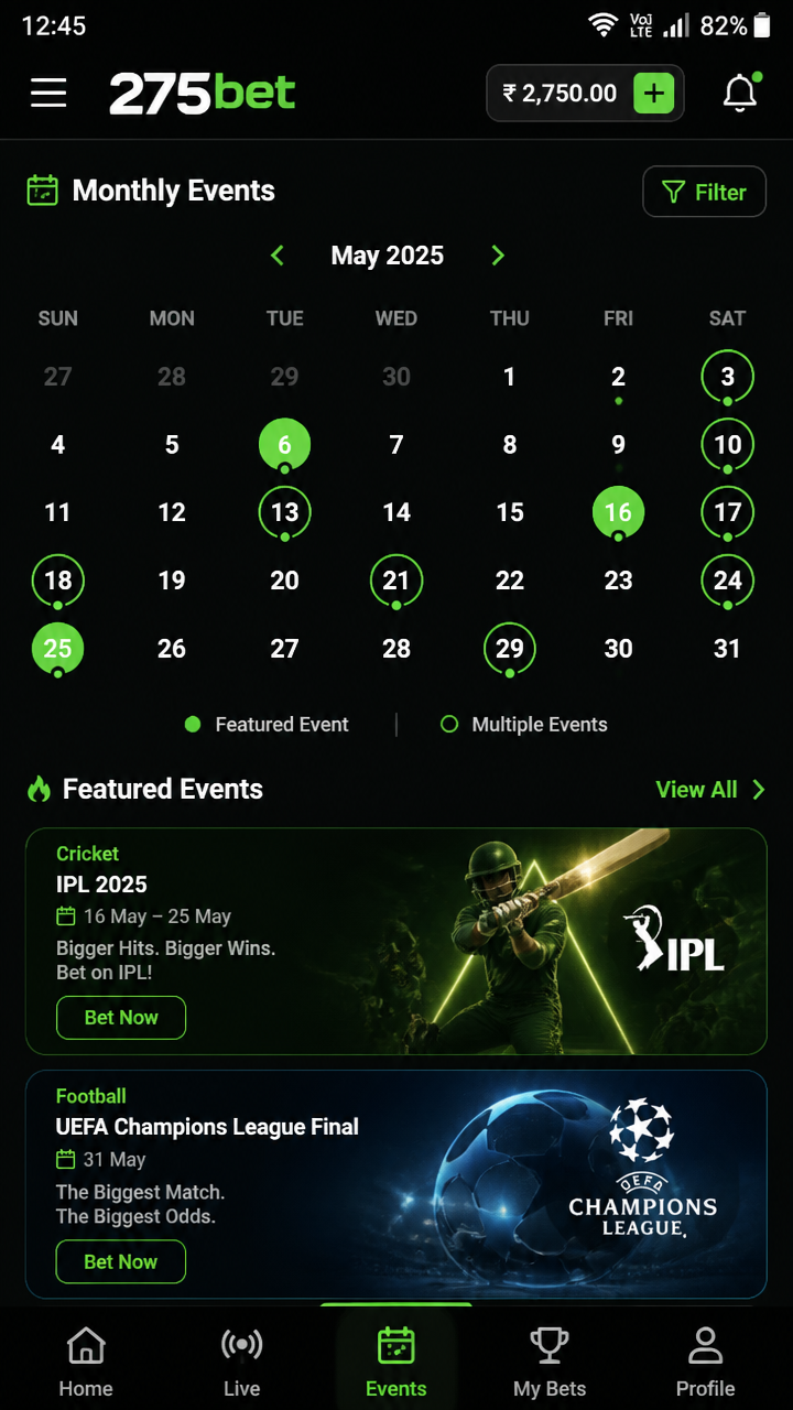 275bet screenshot