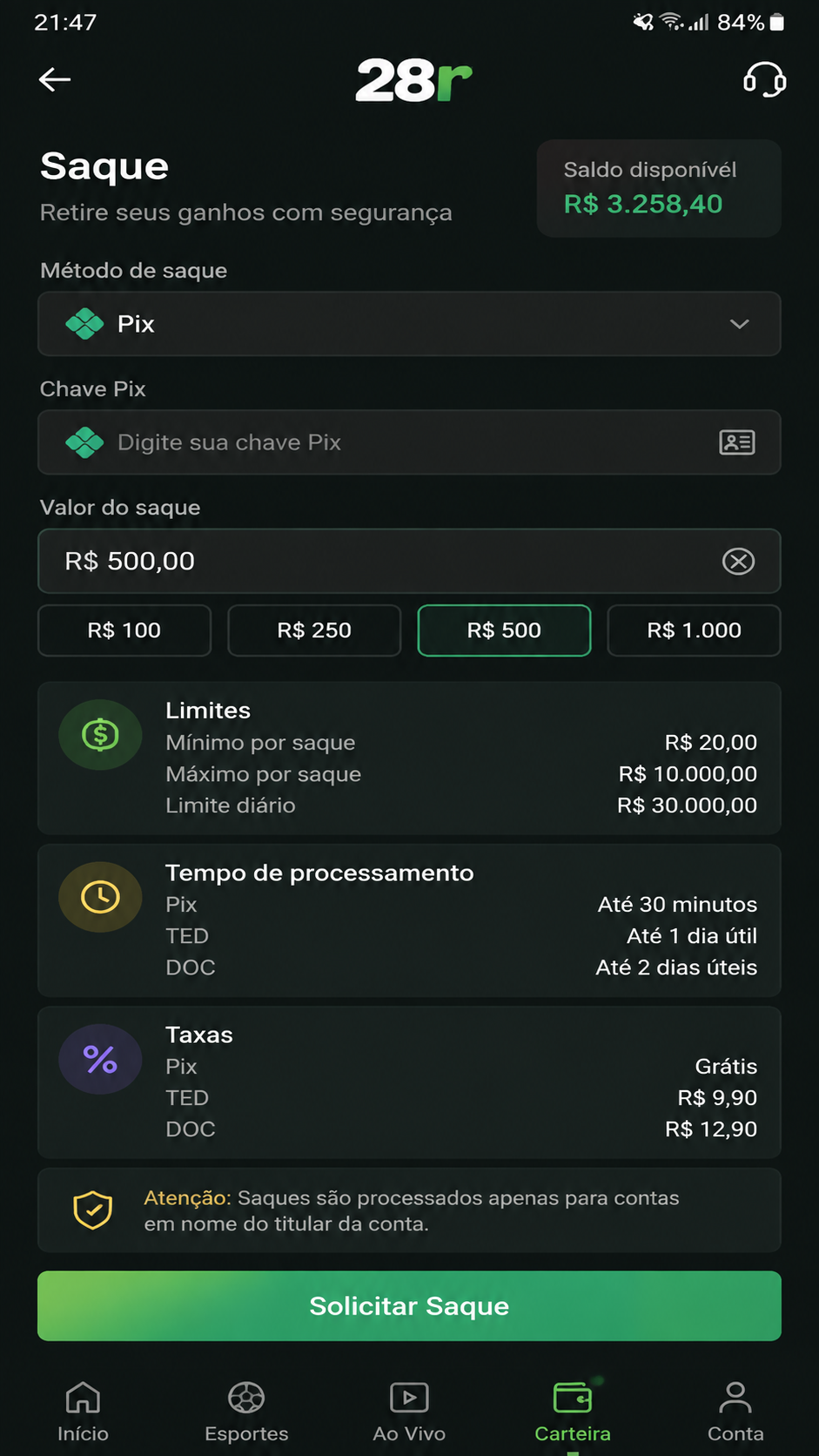 28r screenshot