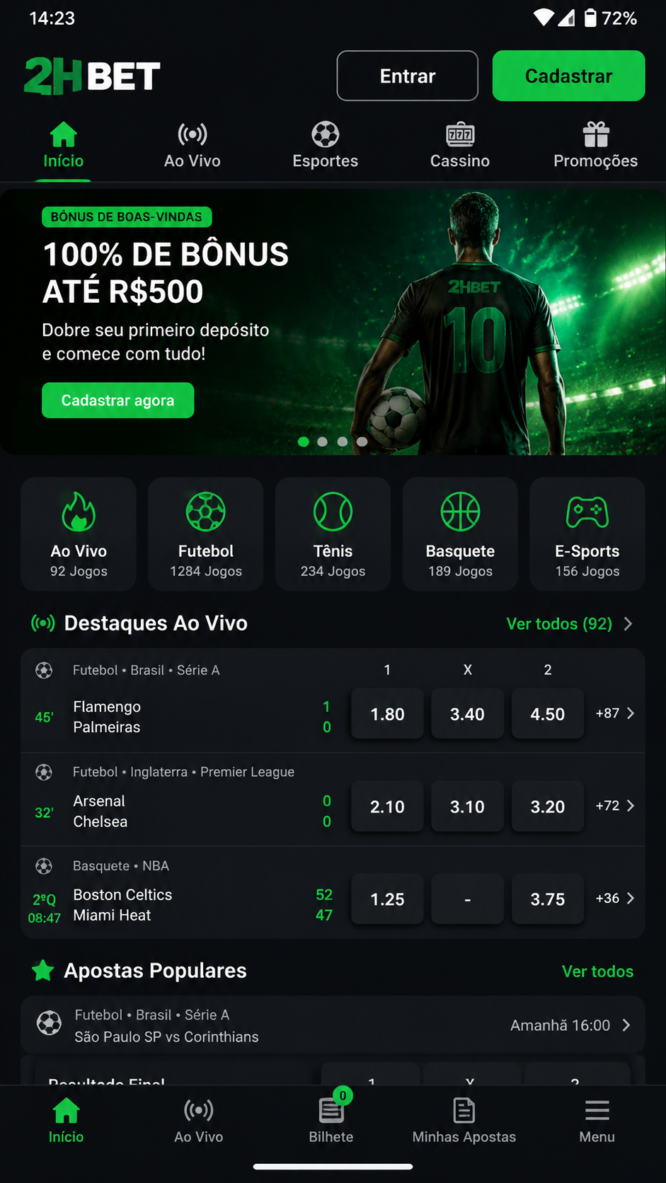 2hbet screenshot