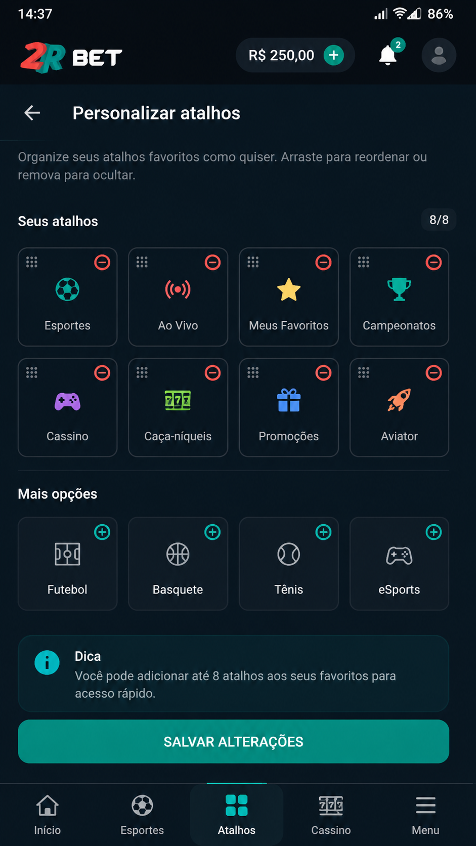 2rbet screenshot