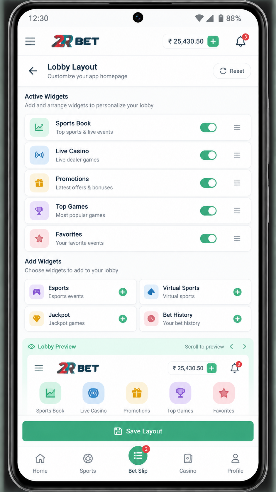 2rbet screenshot