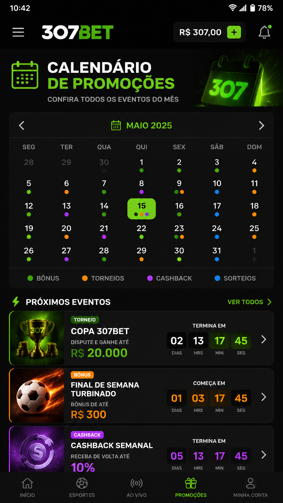 307bet screenshot