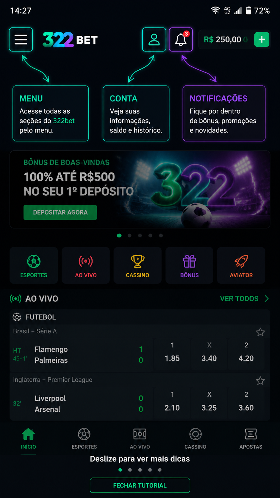 322bet screenshot