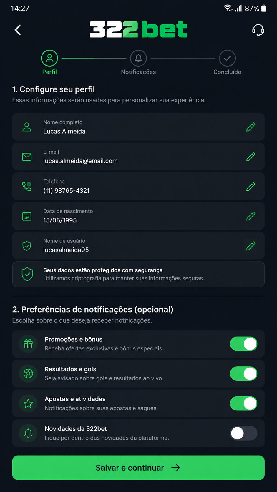 322bet screenshot