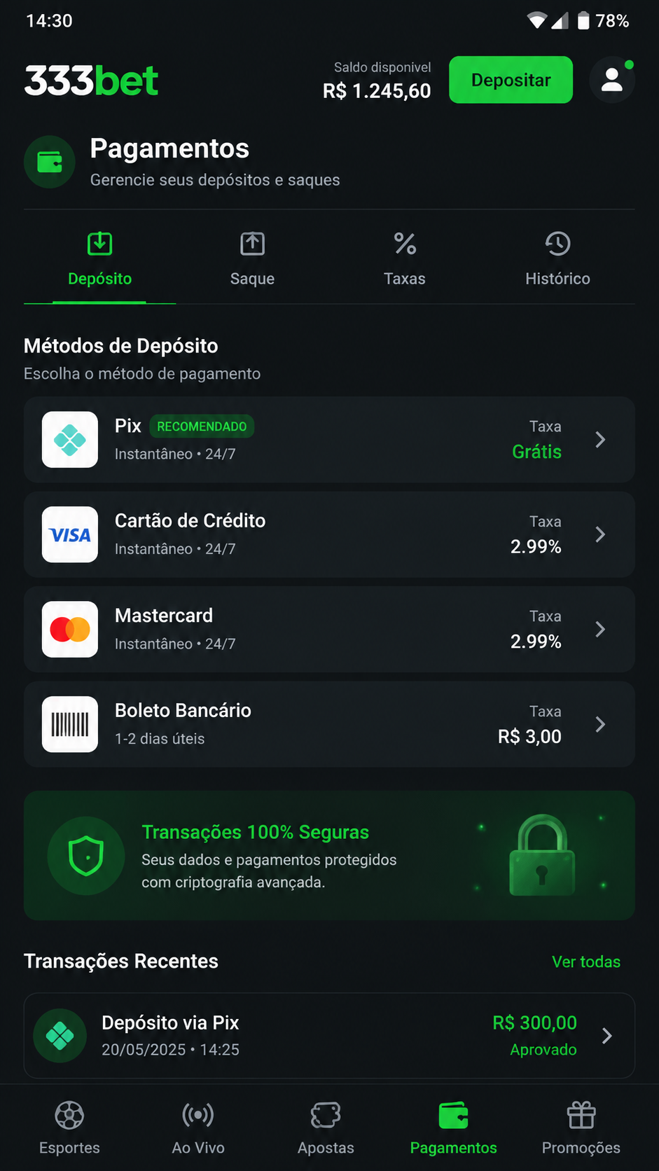 333bet screenshot