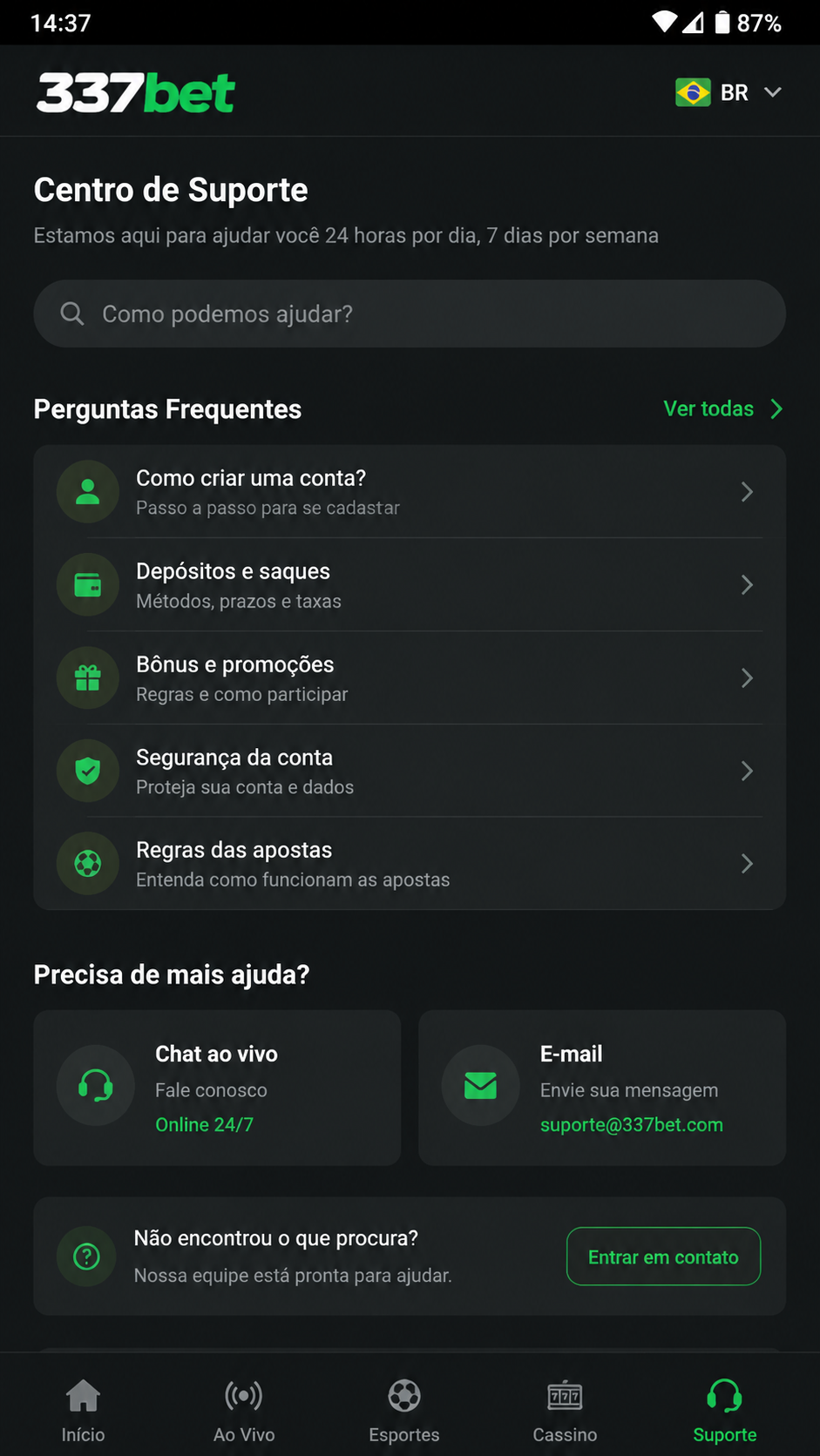 337bet screenshot