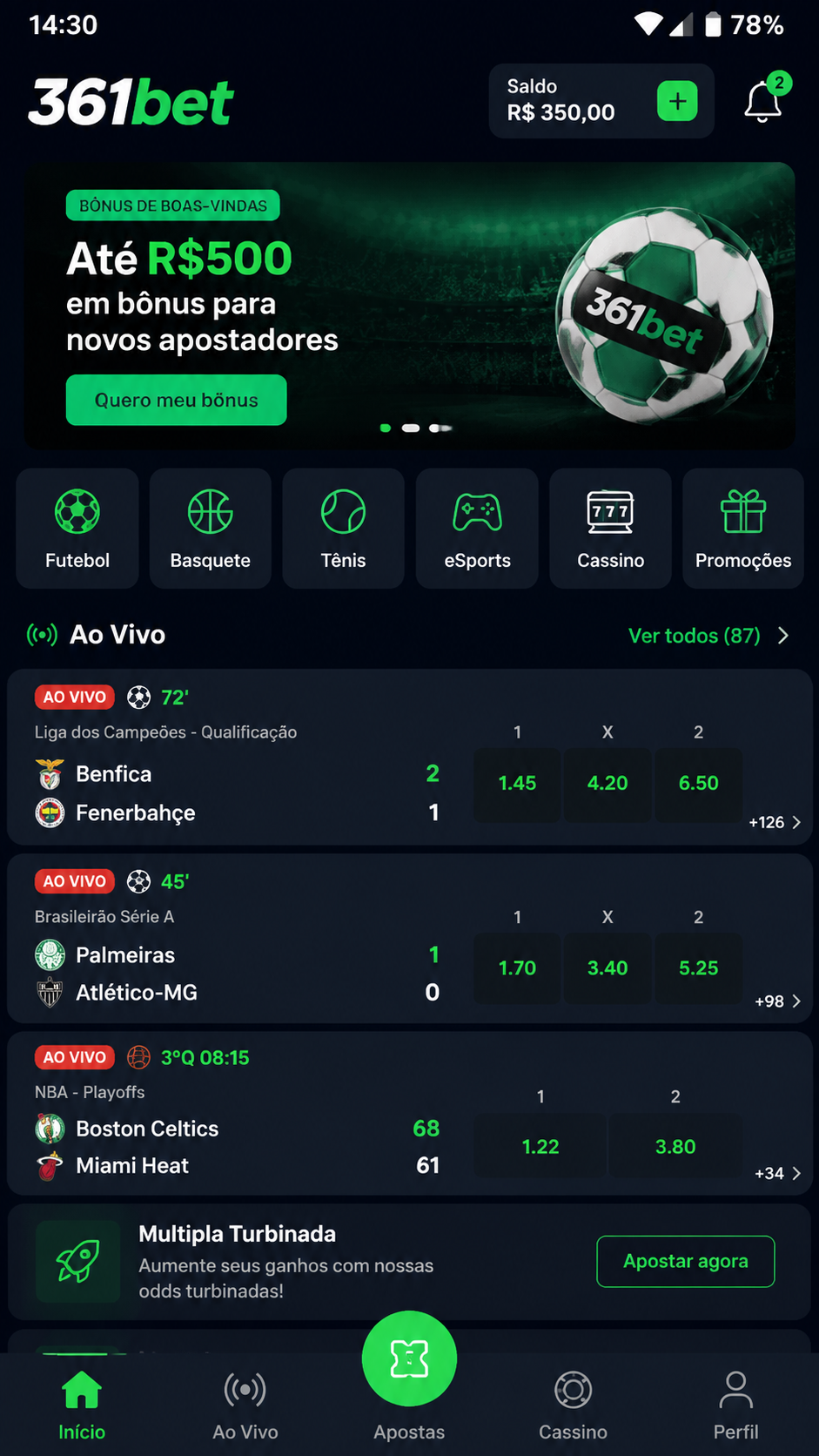 361bet screenshot