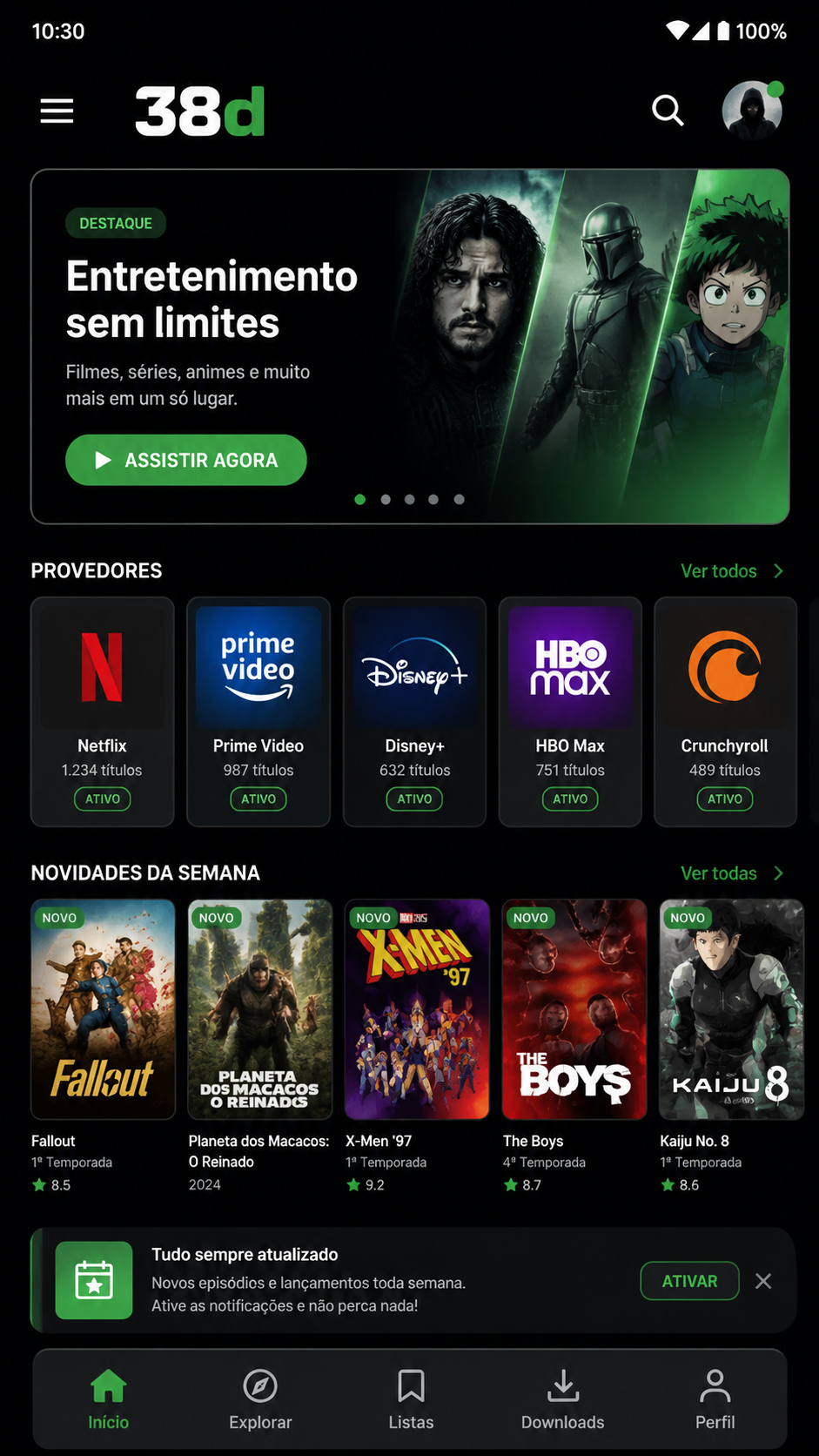 38d captura de tela Android