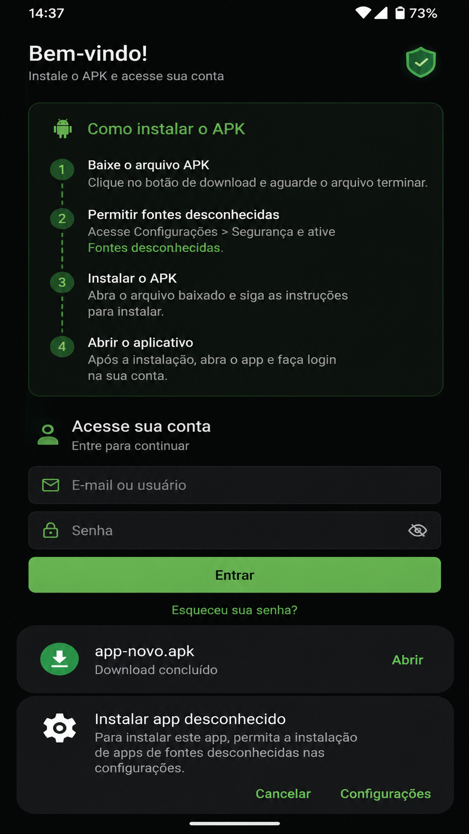 400jogo captura de tela Android