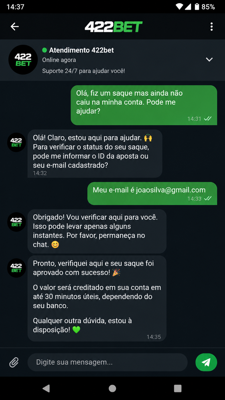 422bet screenshot